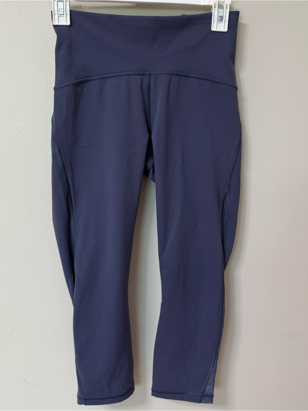 Lululemon Train Times 7/8 Pant 21" Midnight navy blue Mesh Legging Luxtreme Crop